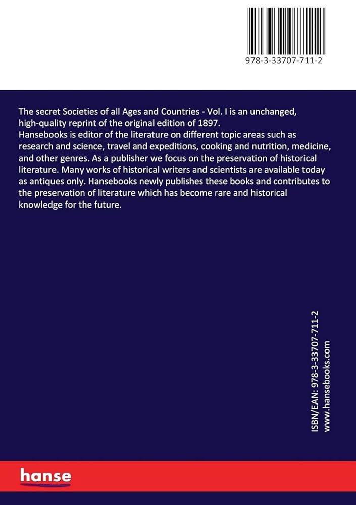 洋書 Secret Societies of All Ages & Countries The Secret Societies: of all ages and countries: Heckethorn